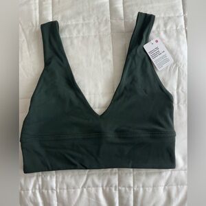 Lululemon Align V-Neck Bra in Rainforest Green